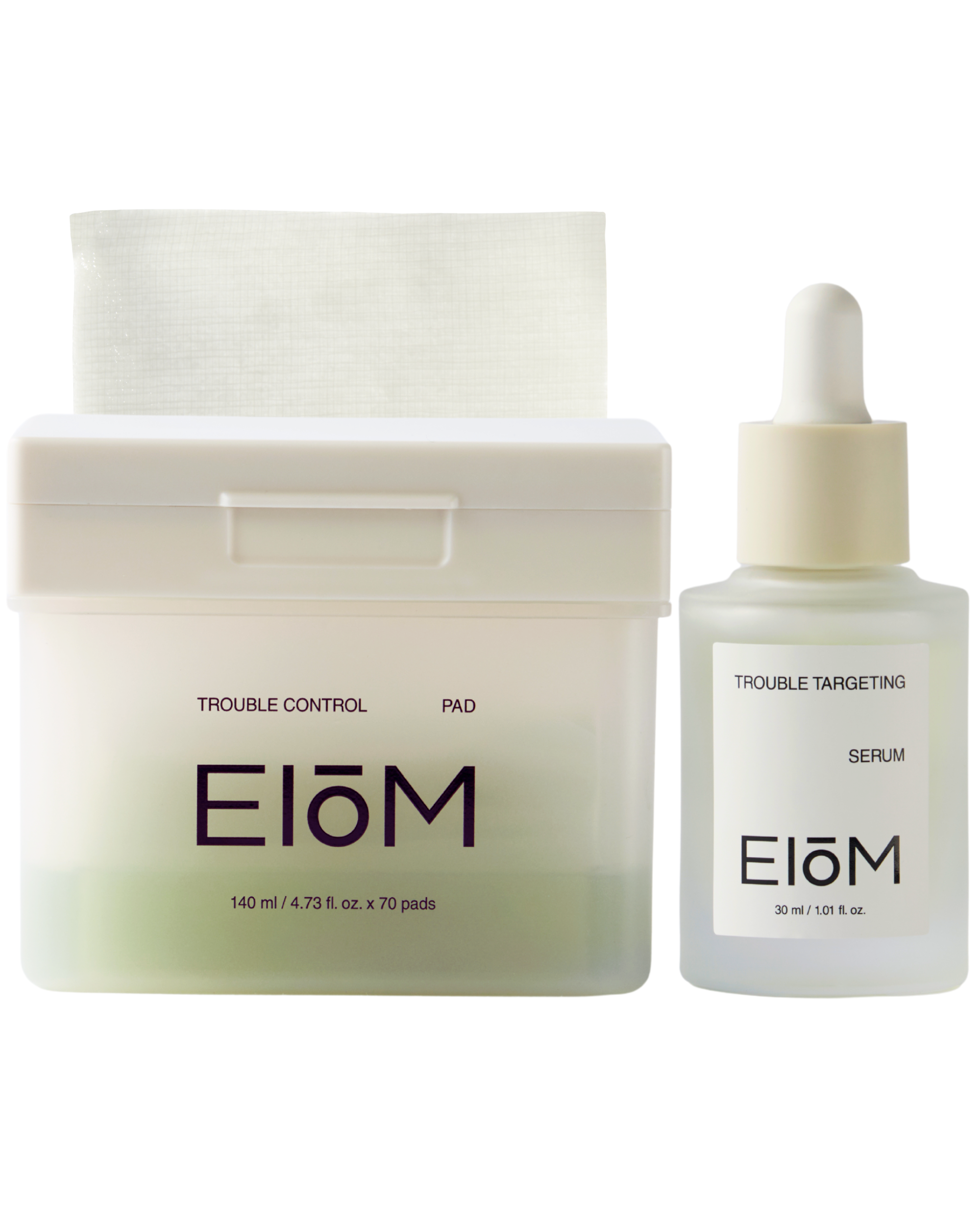 Korean Acne-prone skin daily care set - Targeting Serum & Control Pad